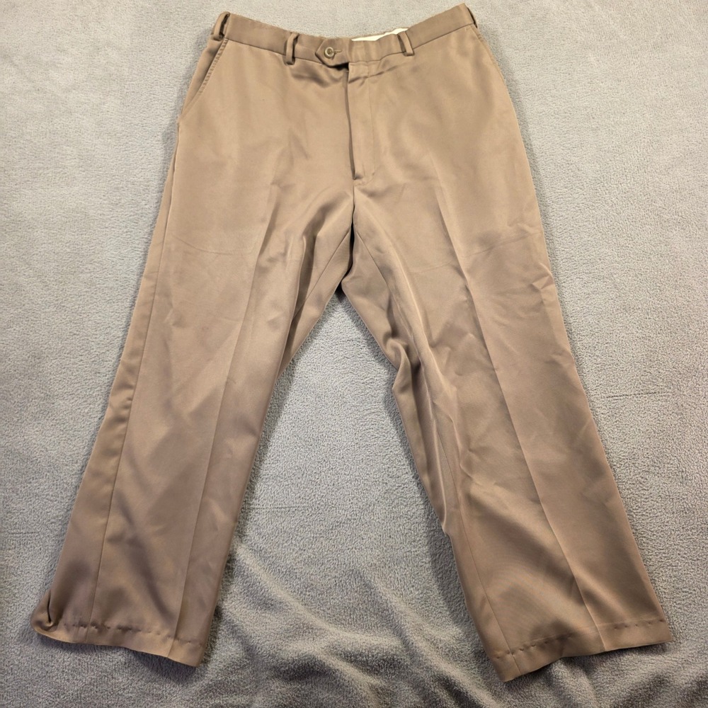 Jos. A. Bank Leadbetter Golf Pants Mens 36x29 (Fits 34x25) Tan Performance
